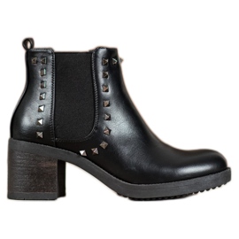 Top Shoes Stivali Con Borchie nero