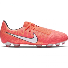 Nike Phantom Venom Elite Fg Jr AO0401 810 scarpe da calcio multicolore arance e rosse