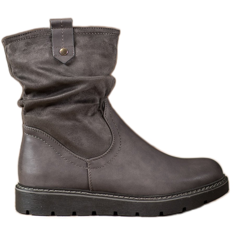 Ideal Shoes Lavoratori sulla piattaforma grigio