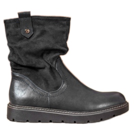 Ideal Shoes Lavoratori sulla piattaforma nero