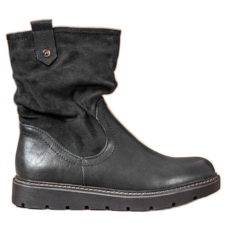 Ideal Shoes Lavoratori sulla piattaforma nero