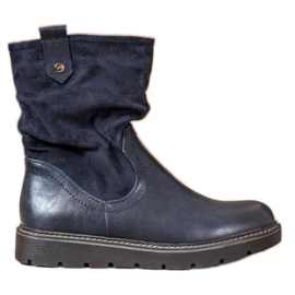 Ideal Shoes Lavoratori sulla piattaforma blu