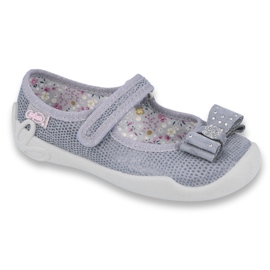 Scarpe per bambini Befado 114X360 rosa grigio