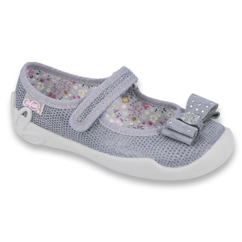Scarpe per bambini Befado 114X360 rosa grigio