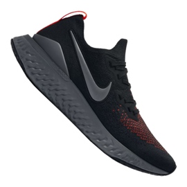 Nike Epic React Flyknit 2 M CJ9695-001 Scarpa nero