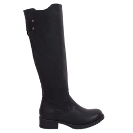 Stivali neri da donna Z166 Black nero