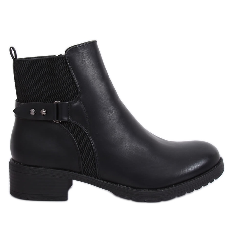 Stivali Jodhpur neri 1089 Nero