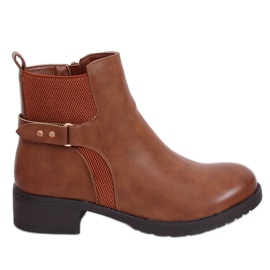 Cammello 1089 Stivaletti Chelsea color cammello marrone