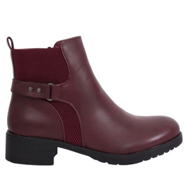 Stivali Jodhpur bordeaux 1089 Winred rosso