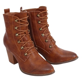 Stivali stringati cammello 3698 Camel marrone