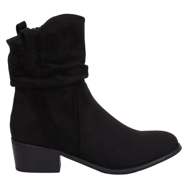 Stivali da donna in camoscio nero nero 3893 Nero