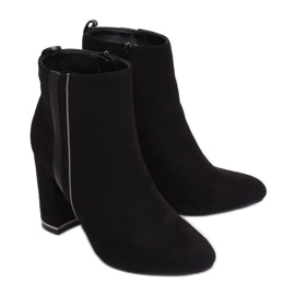 Stivali neri con tacco alto M378 Black nero