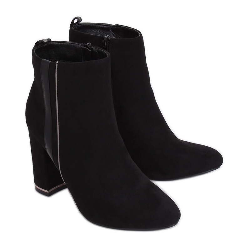 Stivali neri con tacco alto M378 Black nero