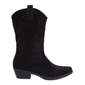 Stivali da cowboy neri da donna NC972 Black nero