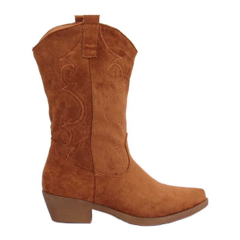 Cammello NC972 Stivali da cowboy color cammello marrone