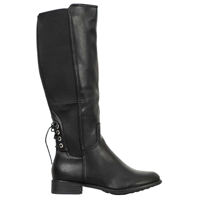 SHELOVET Stivali in ecopelle nero