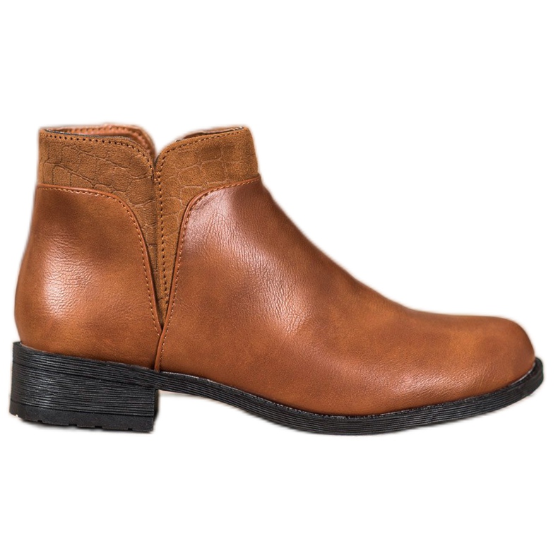 Small Swan Stivali casual in cammello marrone