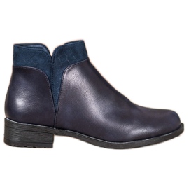 Small Swan Stivali blu navy casual