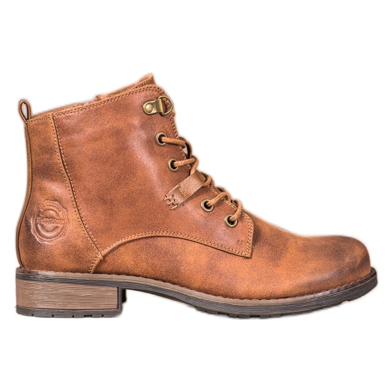 Goodin Eleganti cacciatori in ecopelle marrone