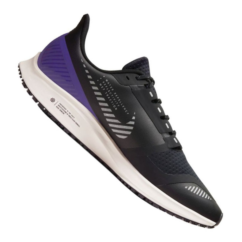 Scarpe da corsa Nike Air Zoom Pegasus 36 Shield M AQ8005-002 nero viola