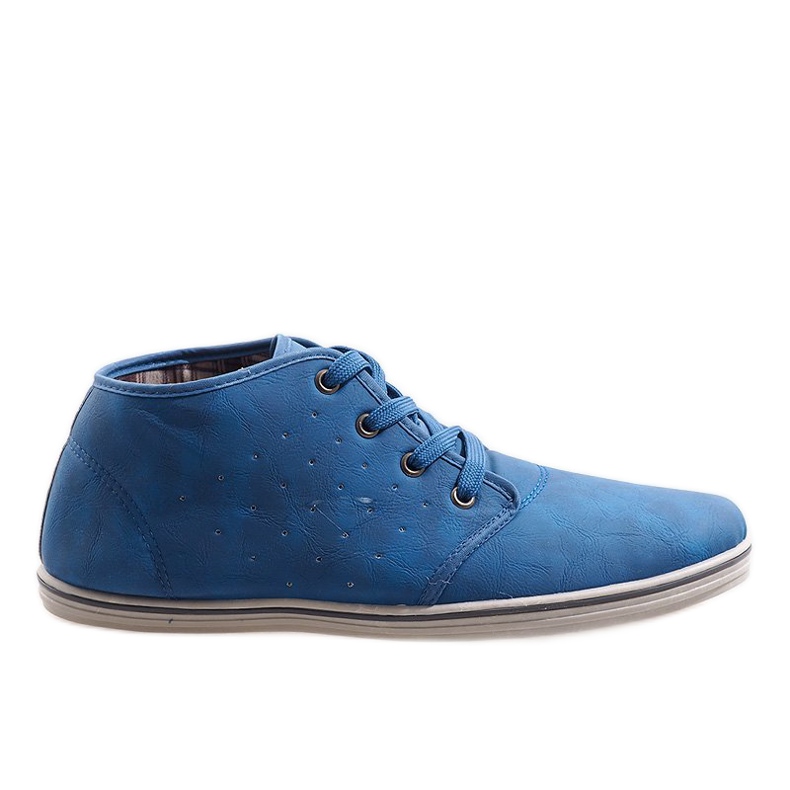 Sneakers alte alla moda TL354-6 Navy Blue blu navy