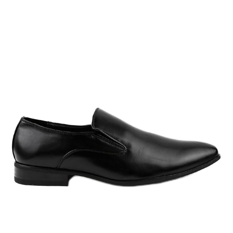 Scarpe basse eleganti nere 6-317 mocassini nero