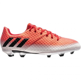 Scarpe da calcio Adidas Messi 16.1 Fg Jr BA9142 multicolore arance e rossi