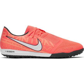 Scarpa da calcio Nike Zoom Phantom Venom Pro Tf M BQ7497 810 rosa arancia