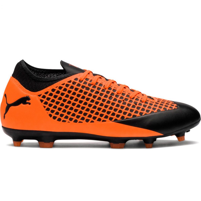 Scarpe da calcio M Puma Future 2.4 Fg Ag 104839 02 multicolore arancia