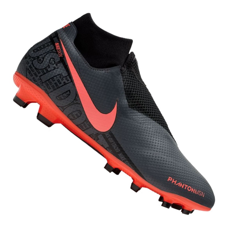 Nike Phantom Vsn Pro Df Fg M AO3266-080 scarpe da calcio nero