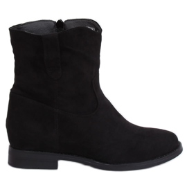 Stivali neri con zeppa nascosta NC980 Black nero