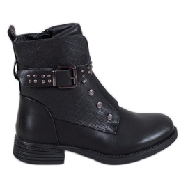 J. Star Stivali Neri Con Elastico nero