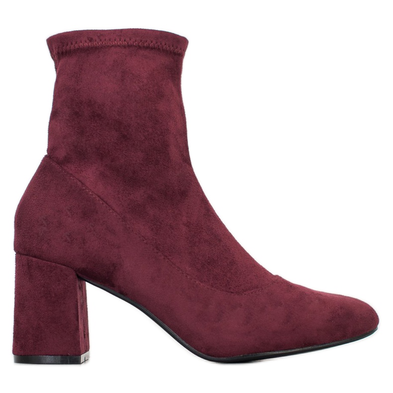 Diamantique Stivaletti bordeaux sul palo rosso