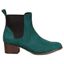 Kylie Stivaletti Chelsea classici verde