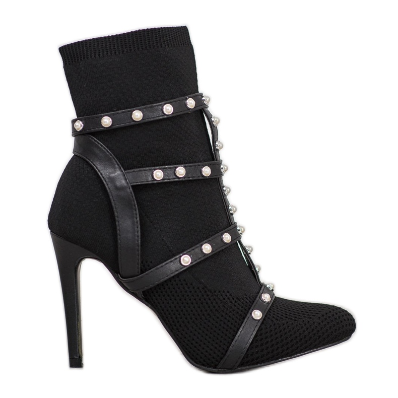 Bestelle Stivali Slip-on Con Perle nero