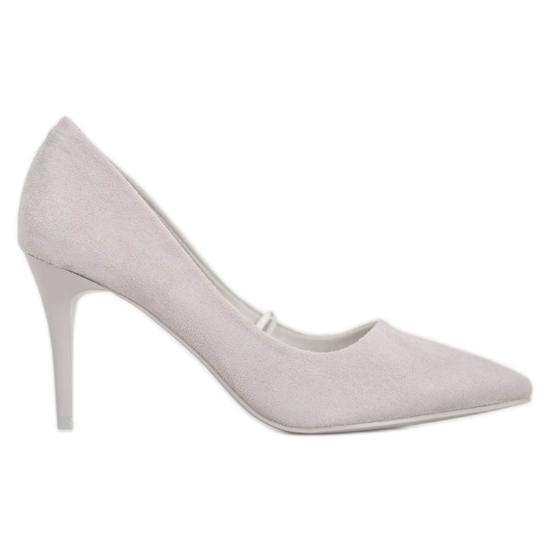 Kylie Tacchi classici in pelle scamosciata grigio