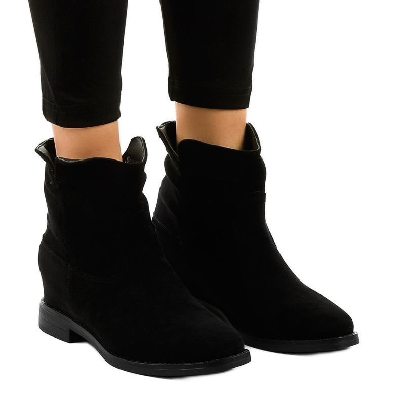 NC981 stivali da cowboy neri nero