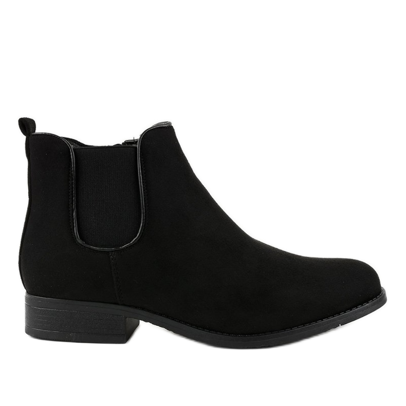 Stivali Jodhpur piatti ML34 neri nero