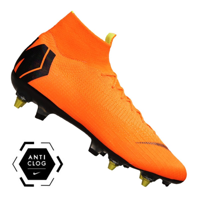 Nike Superfly 6 Elite Sg Pro Ac M AH7366-810 scarpe da calcio arancia arancia