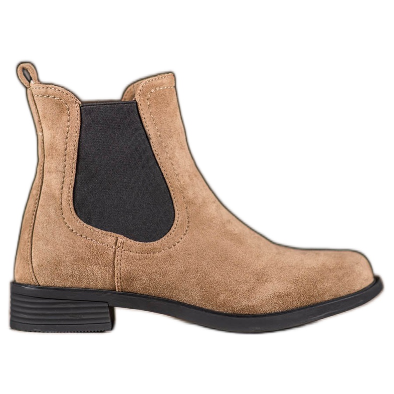 Ideal Shoes Stivaletti Chelsea casual marrone
