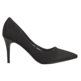 Kylie Tacchi classici in pelle scamosciata nero