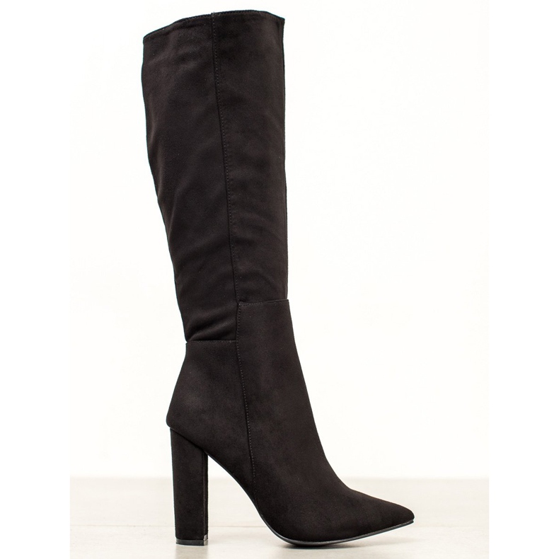Seastar Stivali sexy in pelle scamosciata nero