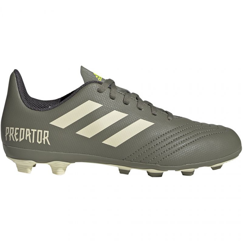 Scarpe da calcio Adidas Predator 19.4 FxG Jr EF8221 multicolore grigio