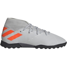 Scarpe da calcio Adidas Nemeziz 19.3 Tf Jr EF8303 multicolore grigio