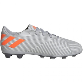 Scarpe da calcio Adidas Nemeziz 19.4 FxG Jr EF8305 multicolore grigio