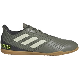 M adidas Predator 19.4 In EF8216 scarpe da calcio multicolore verde