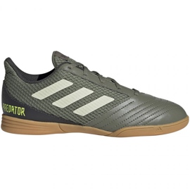 Scarpe da calcio Adidas Predator 19.4 In Jr EF8224 verde verde
