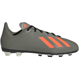 Scarpe da calcio Adidas X 19.4 FxG Jr EF8377 multicolore grigio