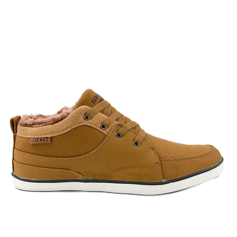 Sneakers da uomo isolate marroni 14M476 marrone