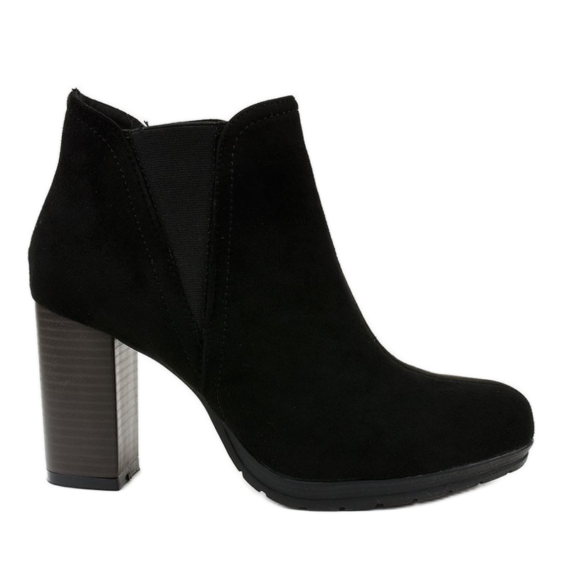 Stivaletti in camoscio nero sul post H9261 Jodhpur